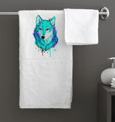 Watercolor Fox Bath Towel - Beyond T-shirts